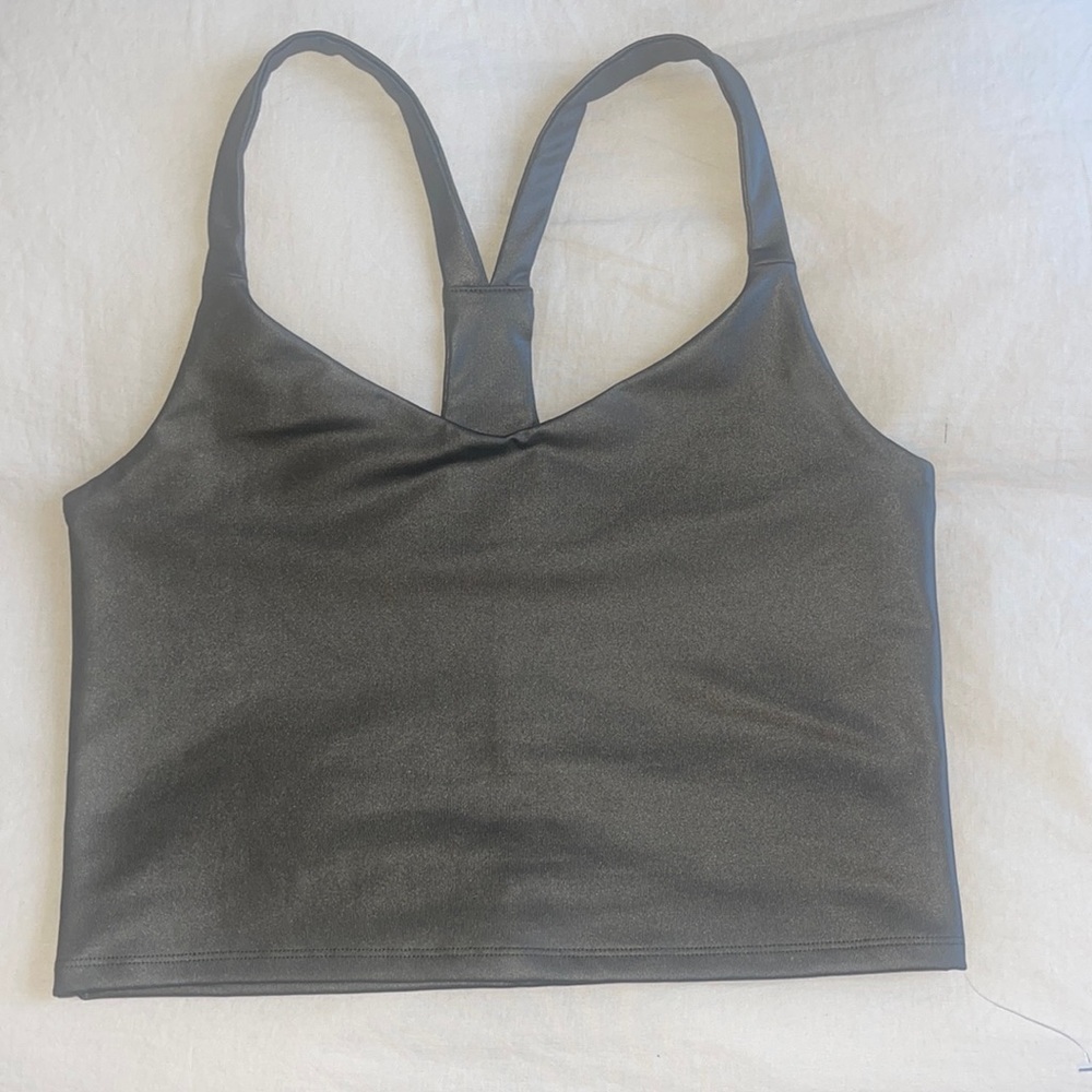Green & brownish Abercrombie & Fitch workout tank